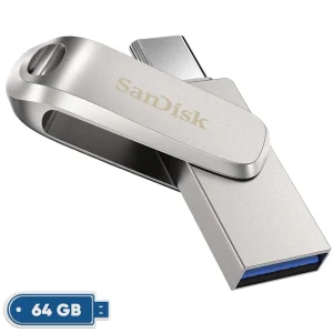فلش مموری SanDisk مدل Ultra Dual Drive Luxe ظرفیت 64GB