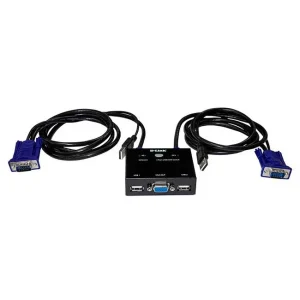 سوییچ 2 پورت USB KVM برند D-LINK مدل KVM-222