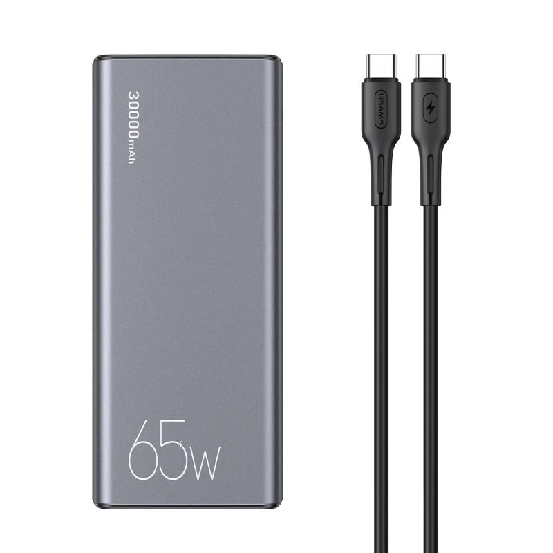 پاوربانک USAMS مدل US-CD165 ظرفیت 30000mAH توان خروجی 65W