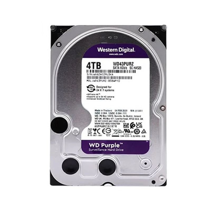 اچ دی دی اینترنال Western Digital مدل PURPLE WD43PURZ ظرفیت 4TB