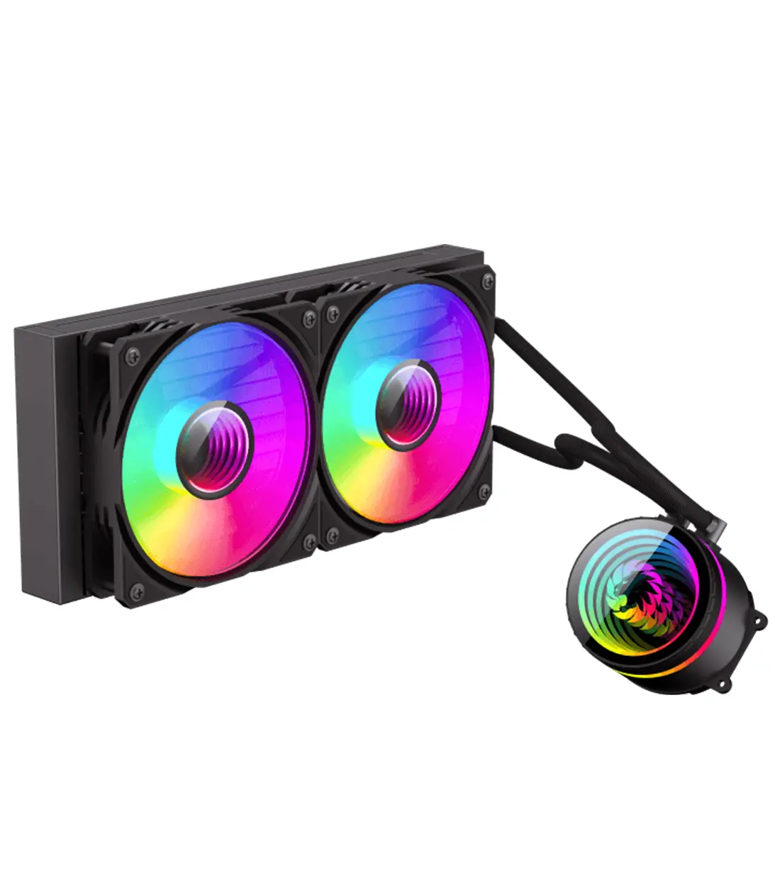 فن WATERCOOLING برند GAMEMAX مدل IceBurg 240 Infinity Black