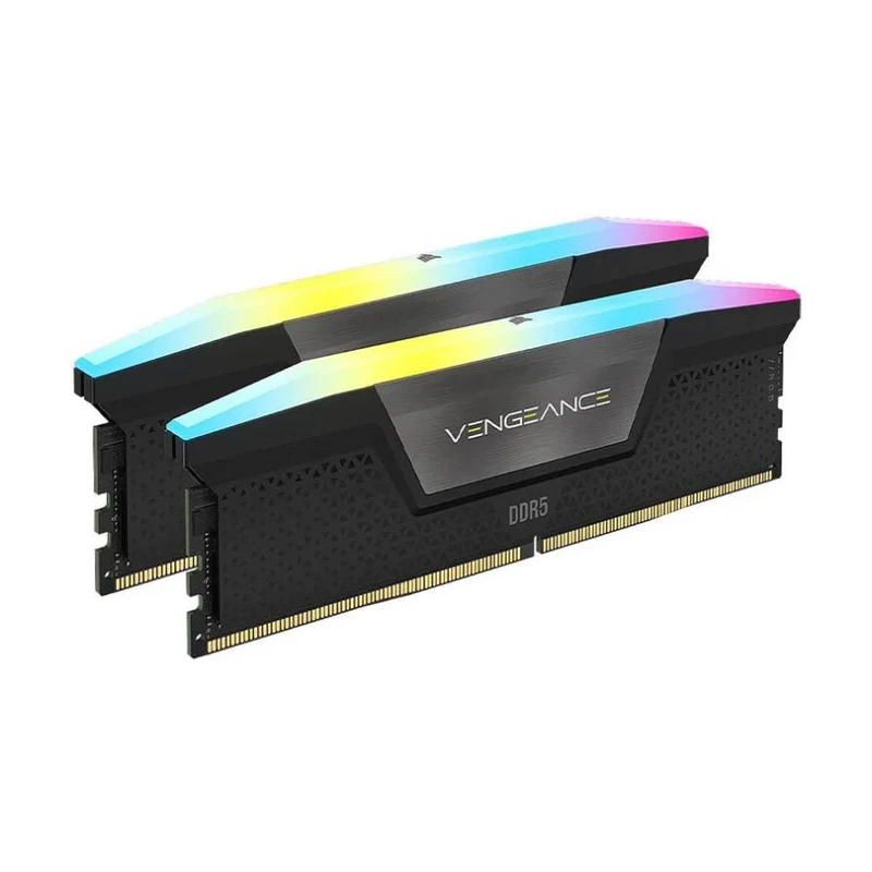 رم دسکتاپ CORSAIR مدل VENGEANCE RGB 6600MHz ظرفیت 32GB