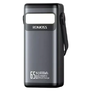 پاوربانک Romoss مدل PMT40 ظرفیت 40000mAh توان خروحی 65W