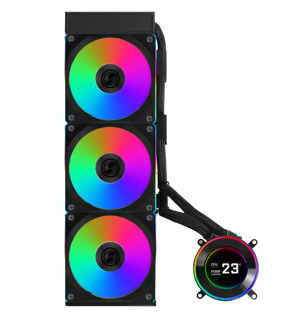 فن CPU برند LIAN LI مدل HydroShift II LCD-C 360CL Black