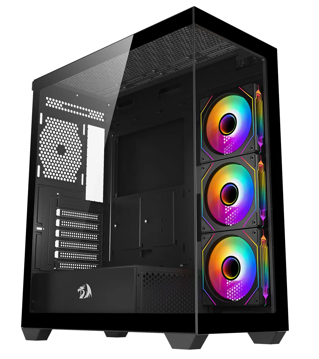 کیس کامپیوتر REDRAGON مدل DEFLECT CA-609B 3F