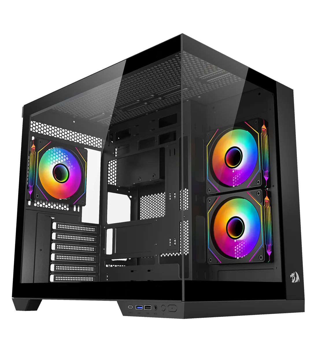 کیس کامپیوتر REDRAGON مدل Wideload Pro CA-604 3F