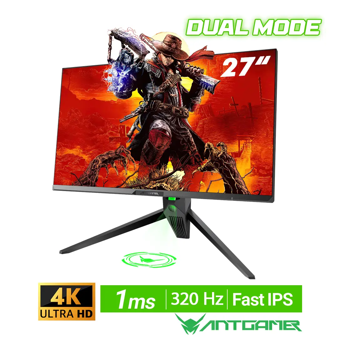 مانیتور 27 اینچ ANTGAMER مدل ANT27VU PRO Dual Mode